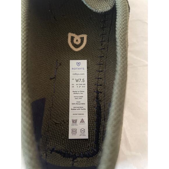 Rothy's Women's Loafers - Olive Green - Picture 7 of 9